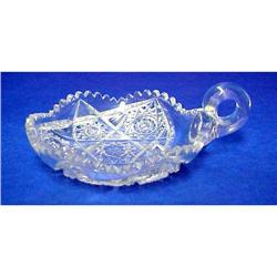Brilliant Cut Glass One Handle DISH #1231524