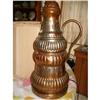 Image 1 : Hammered Copper Pitcher Country Lamp #1246751