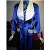 Image 1 : Vintage Blue Silk Japanese Boxed P.J. Set  #1246759