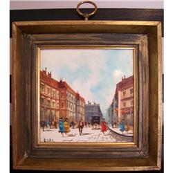 Antonio DeVity Painting.  Parisian street scene#1248333