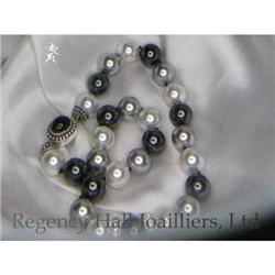 RHJ Swarovski Bead Necklace cubic zirconium #1248337