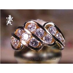 RHJ  Channel Set Ring Rnd White Cubic Zirconium#1248346