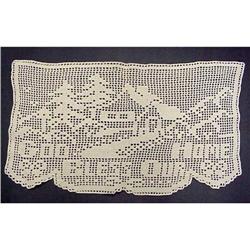 FILET LACE Sofa Cover #1248529