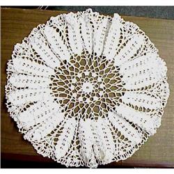 Chrocheted Lace ROUND DOILY #1248535