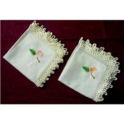 40's Lace & Embroidery NAPKINS #1248558