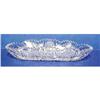 Image 1 : Cut Glass Celery  Oval Dish #1248743