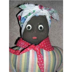 Black molded face googly eyes doll #1248837