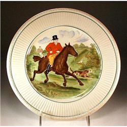 WEDGWOOD FULL CRY HUNTING THEME PLATE / PR091 #1249035