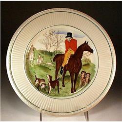 WEDGWOOD "MASTER" HUNTING THEME PLATE / PR093 #1249037