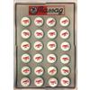 Image 1 : 24 RED AIRPLANE PICTURE BUTTONS 1930-40 CARD #1249210