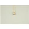 Image 1 : 14k Pendant PRINCESS CUT DIAMOND =  .20 CTS! #1249242