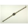 Image 1 : ANTIQUE FILIGREE BRACELET  ONYX w DIAMOND #1249243