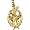 Image 1 : 14k Gold Pendant Wings of Remembrance  #1249284