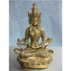 Bronze Buddhist Bodhisattva - 4-faces #1252616