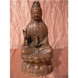 Kwan Yin with Vase & Tarjani Mudra #1252617