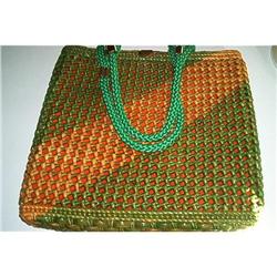 Italy Handmade Bamboo Purse #1252634