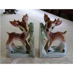 Deer Book Ends Made In Japan #1252691