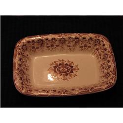 W.H. Grindley Brown Transferware rectangular #1252706