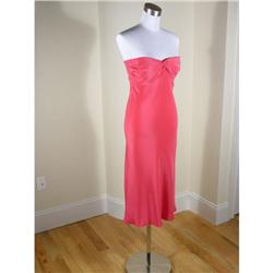 Ralph Lauren Silk Hot Pink Dress 8-10 #1252915