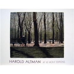 Altman   Picnic Benches Under Trees #1252965