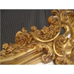 Louis XV Style Gold-Leafed Mirror #1252986