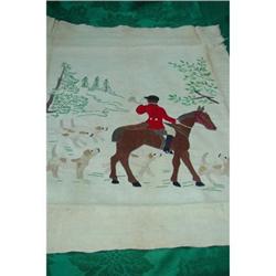 Old Hunting Tapestry Hand Done #1252998