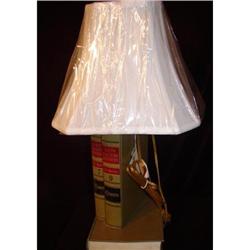 DESK LAMP MADE FROM LAW BOOKS #1253004