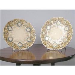 Pair of Zsolnay plates. #1253049