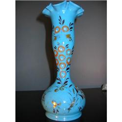 iridescent hand painted embelished vase! #1253141