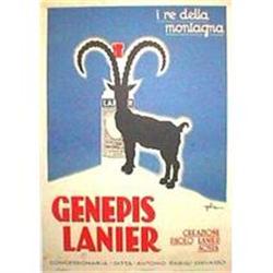 GENEPIS LANIER GOLIA Original Italian Poster #1253156