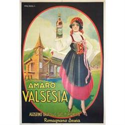 Amaro Valsesia Italian Drink Original Poster c:#1253176