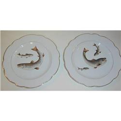 ANTIQUE FISH PLATES #1253273