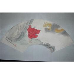 20th Century Chinese Fan Painting #1253295