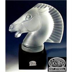 HORSE CAR MASCOT HOOD ORNAMENT "LONGCHAMPS" #1253429