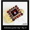 Image 1 : VINTAGE BOHEMIAN GARNET RING BG-024 #1253450