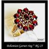 Image 1 : VINTAGE BOHEMIAN GARNET RING BG-025 #1253451