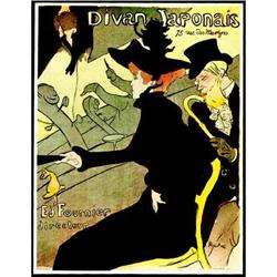 LAUTREC POSTER "DIVAN JAPONAIS" #1253503