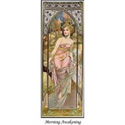 MUCHA ART NOUVEAU POSTER MORNING AWAKENING #1253513