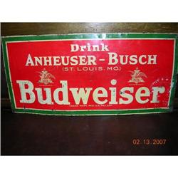 Antique Budweiser Anheuser-Busch Metal #1253579