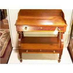 Antique Mahogany Table or Commode #1253586