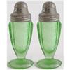 Image 1 : Floral Poinsettia Depression Glass Shaker Set #1253698