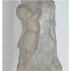 French Legras Art Glass Bottle Children #1266750
