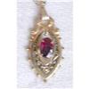 Image 1 : Pretty Garnet Drop on Chain #1266831