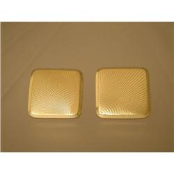 Cufflinks  Silver  Square  Shaped  20s #1266838