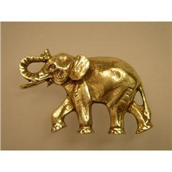 Brooch  Sterling  Elephant  with  Gold  Wash #1266839