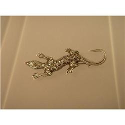 Brooch  Sterling  and  Marcasite  Lizard #1266841