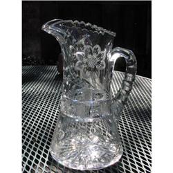 American Brilliant Cut Glass Pitcher - Fry? #1266846