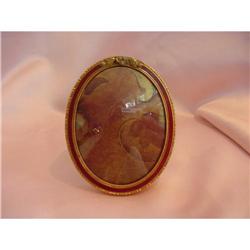 Oval Guilloche Enamel Picture Frame #1266879