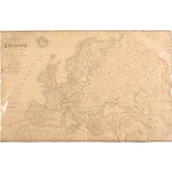 Carte de L'Europe par a Lorrain #1266952