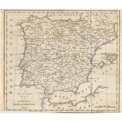 A New and Accurate Map of the Kingdoms of Spain#1266958